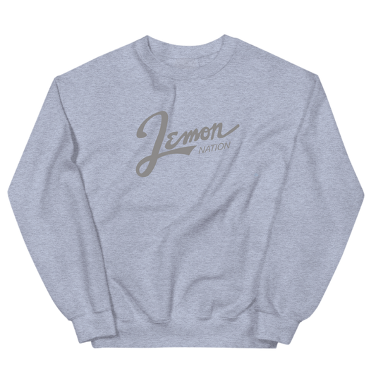 Lemon Nation Monochrome Crewneck Sweatshirts